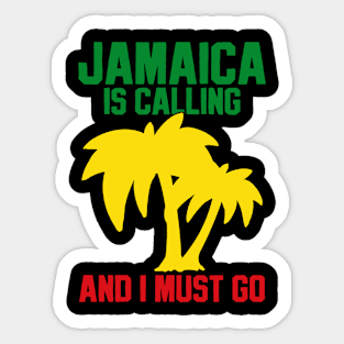 Jamaica Travel Vacation Sticker